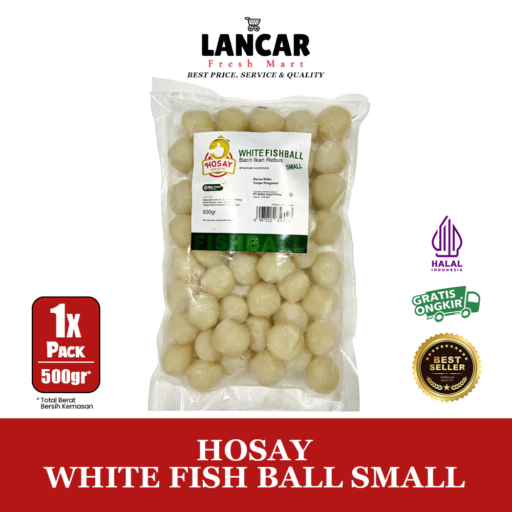 

HOSAY WHITE FISH BALL SMALL 500GR