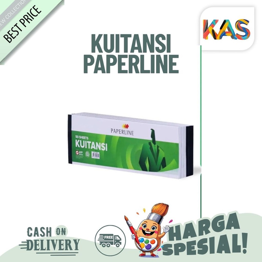 

Kwitansi/ Kuitansi Tanggung Paperline 40 Lembar Sedang