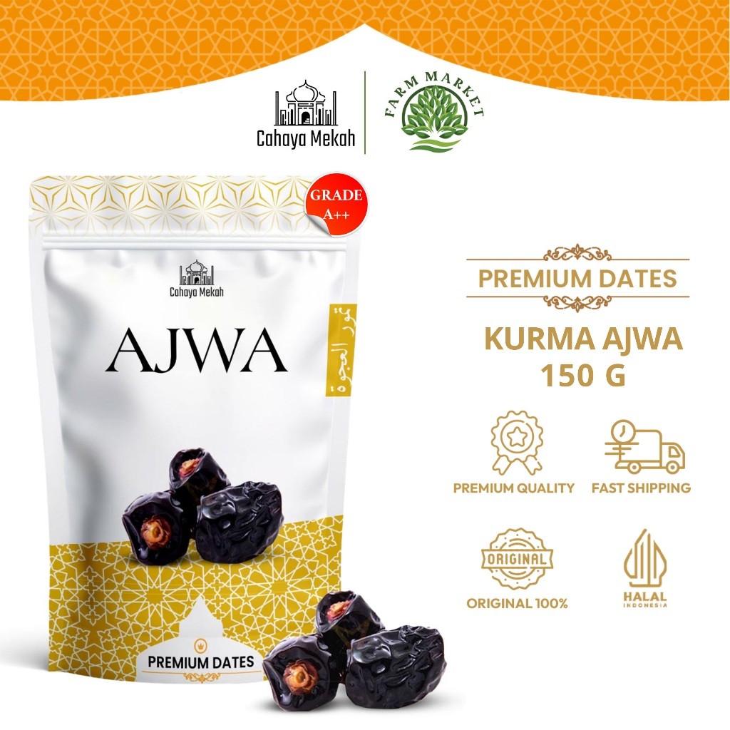 

Cahaya Mekah Kurma Ajwa Pouch 150gr