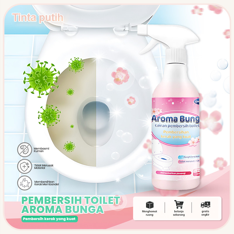Pembersih toilet beraroma bunga pembersih toilet untuk menghilangkan kotoran busa pembersih toilet p