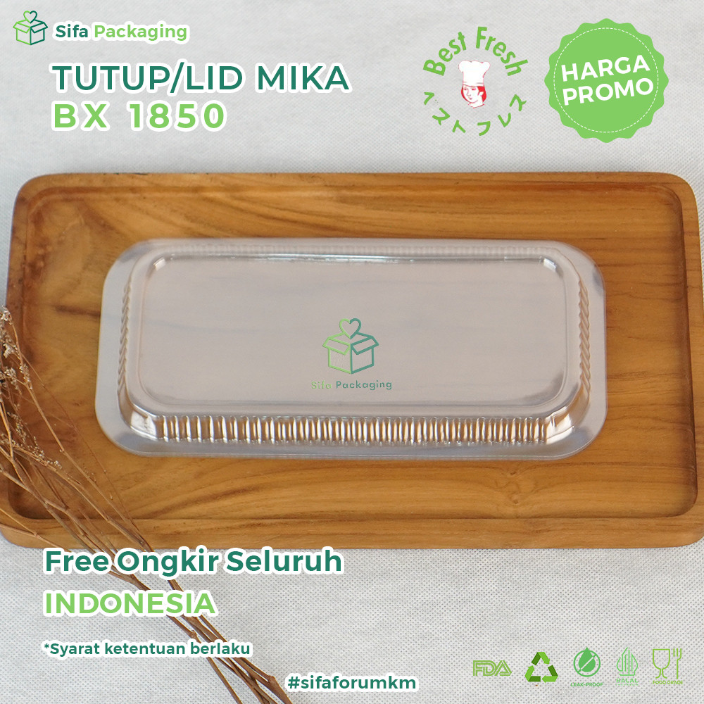 Tutup Mika Alumunium Foil Tray BX 1850 Lid Mika (Tutup Saja)