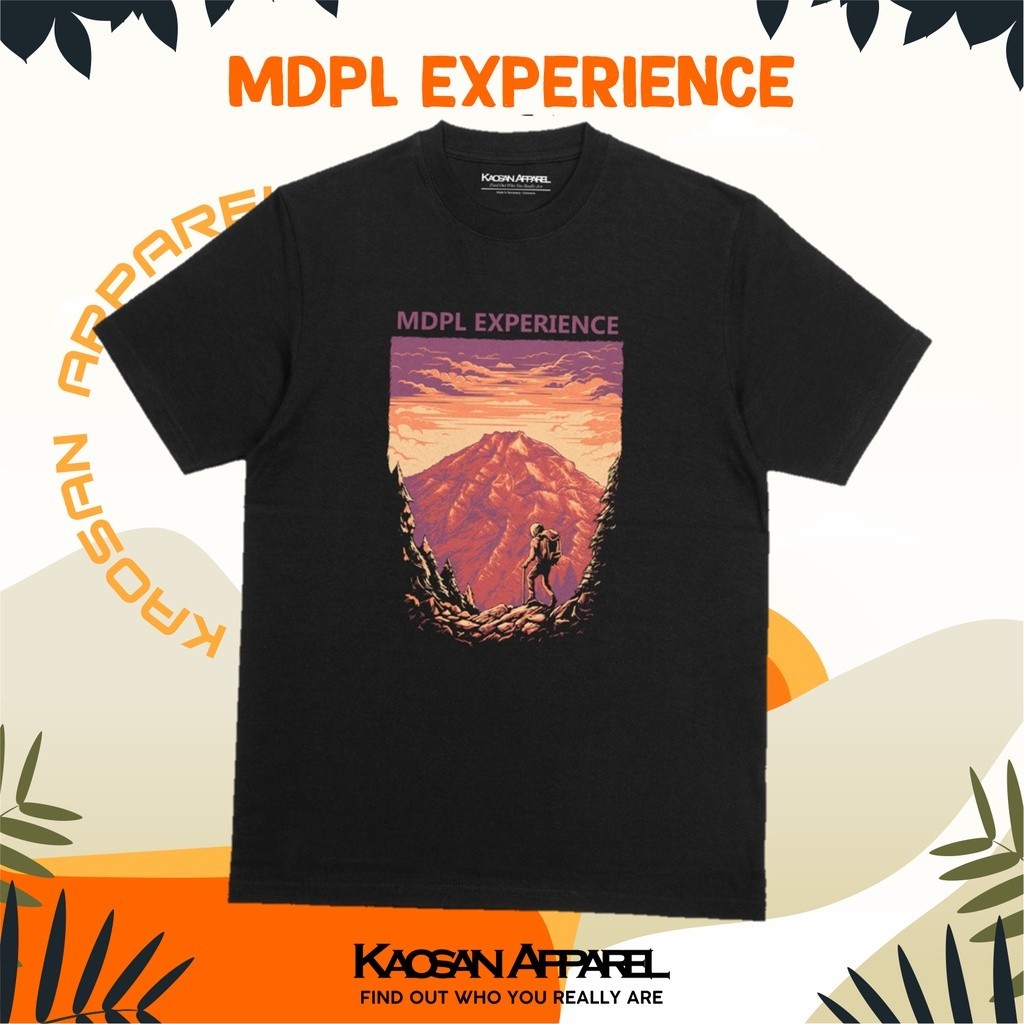 Kaos Pendaki Gunung "MDPL Experience" - Kaos Pendaki Gunung/Kaos Pendaki/Kaos Gunung
