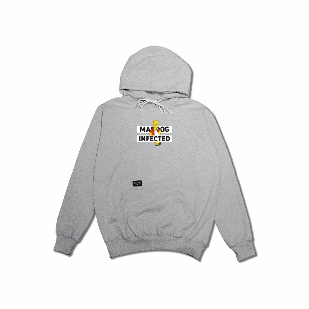 Maddog Infected - Hoodie - SIMADS HD MISTY | Jacket Pria Wanita Unisex Abu Distro Official Maddog In