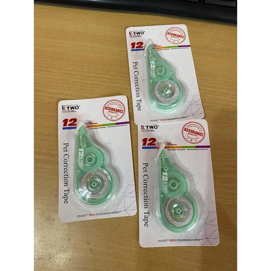 

TIP-EX STIPO / KERTAS / CORRECTION TAPE 12 K-TWO STATIONERY MURAH[SF]