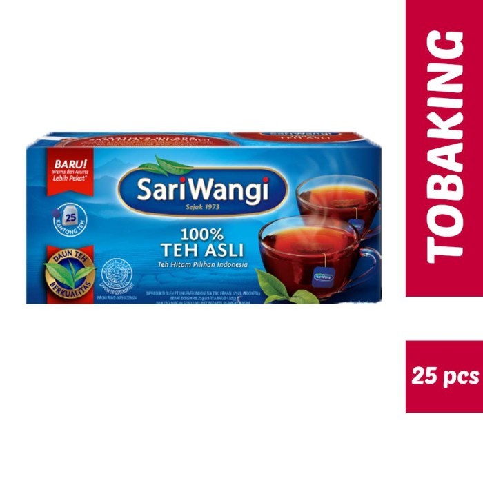 

Promo Teh Sariwangi isi 25 kantong teh hitam celup sari wangi terlaris