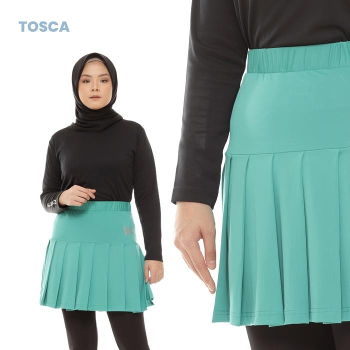 Muvaz Shana Skirt -Rok Olahraga Olahraga Wanita Model Rampel Panjang 40cm. - Tosca, S