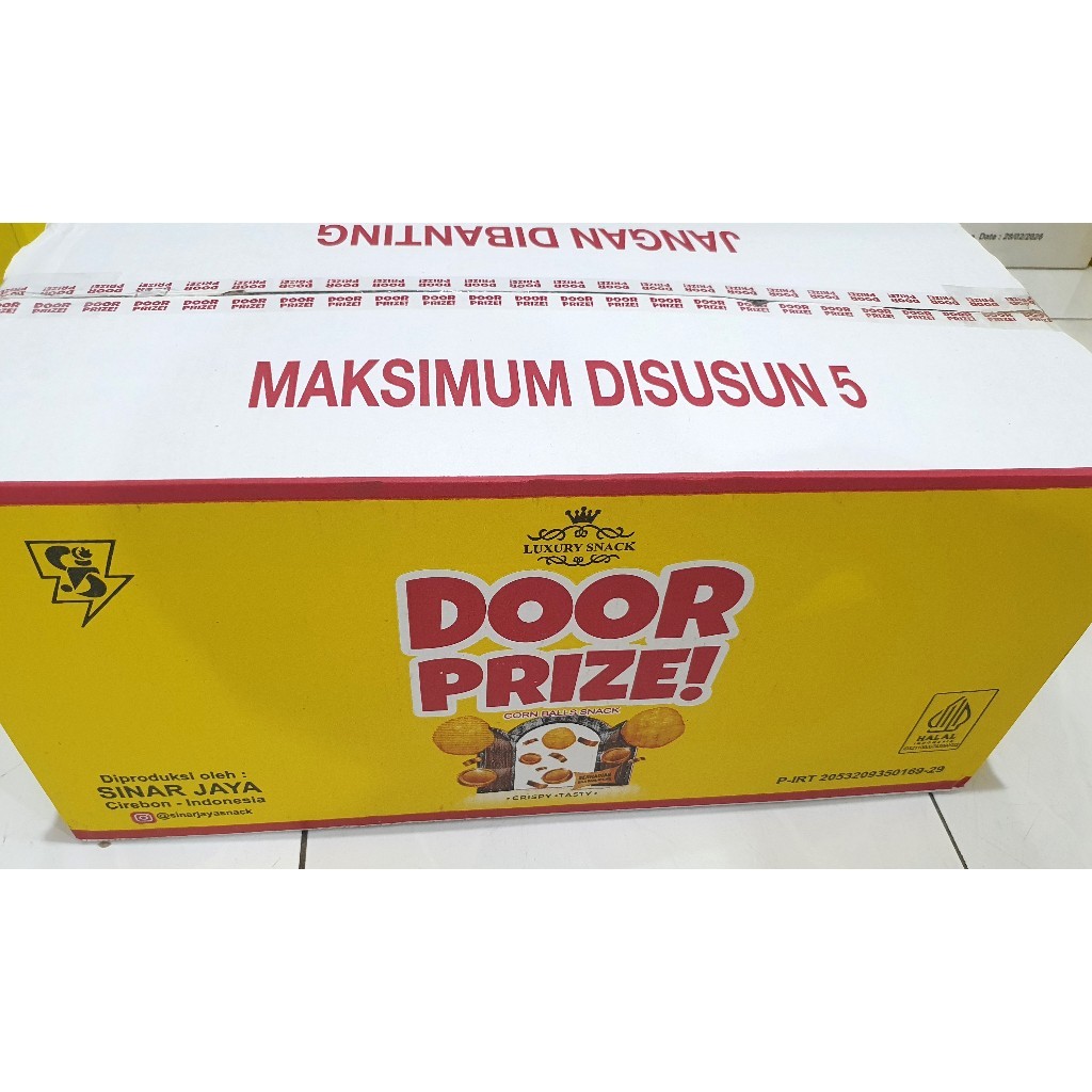 

Chiki Door Prize 18 Gr Berhadiah Stok Terbatas - Dus