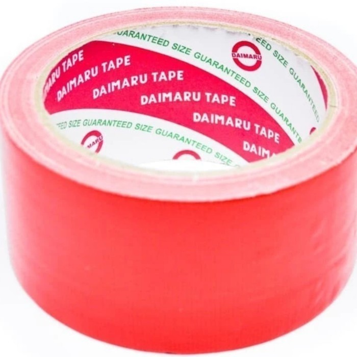 

Lakban Daimaru Kain Merah 2 inch / Cloth Tape 48 mm x 12 meter