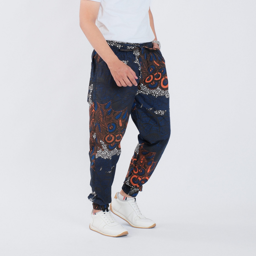Celana Jogger Batik Pria Panjang Joger Pants Katun Premium Surya Teja CJ-49