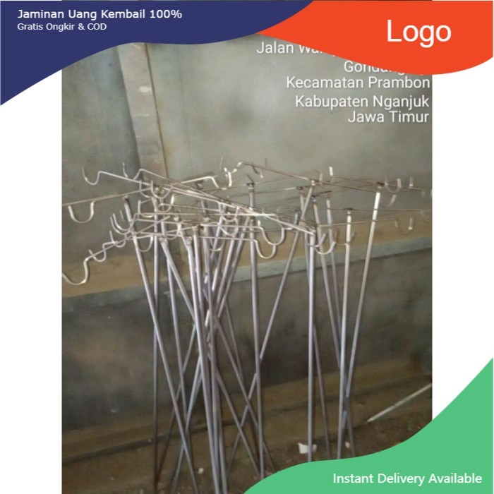 Unik jagrak Pancing stenlis Murah AF20