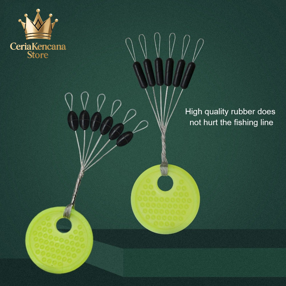 Best Seller Stopper Pancing Ikan Mas 100 Set/600 Pcs Aksesoris Pancing Alat Pancing Terbaik