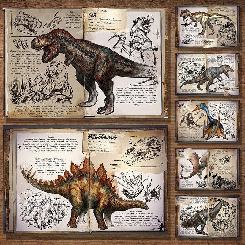 

Modular Canvas Ark Survival Evolved Pictures Painting Survival Game Home Decor Print Dinosaur Poster Living Room Modern Wall Art