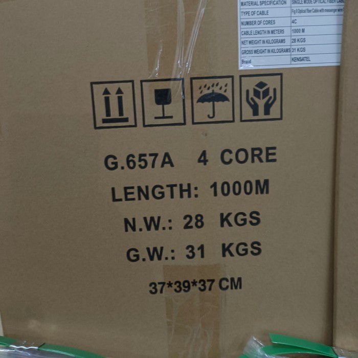 kabel fiber optik 4 core f  1000 meter