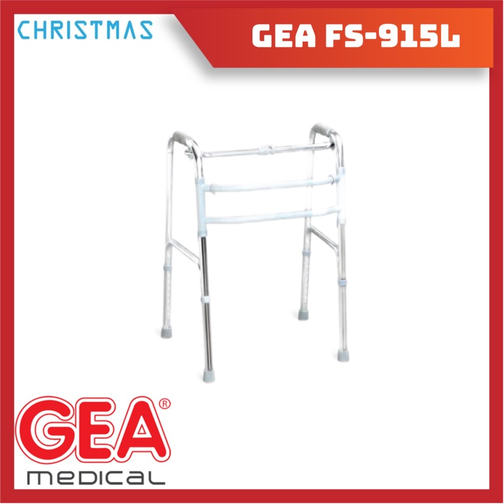 GEA FS 915 L WALKER 2 IN 1 GESER ANGKAT ALUMINIUM / ALAT BANTU JALAN FS915L