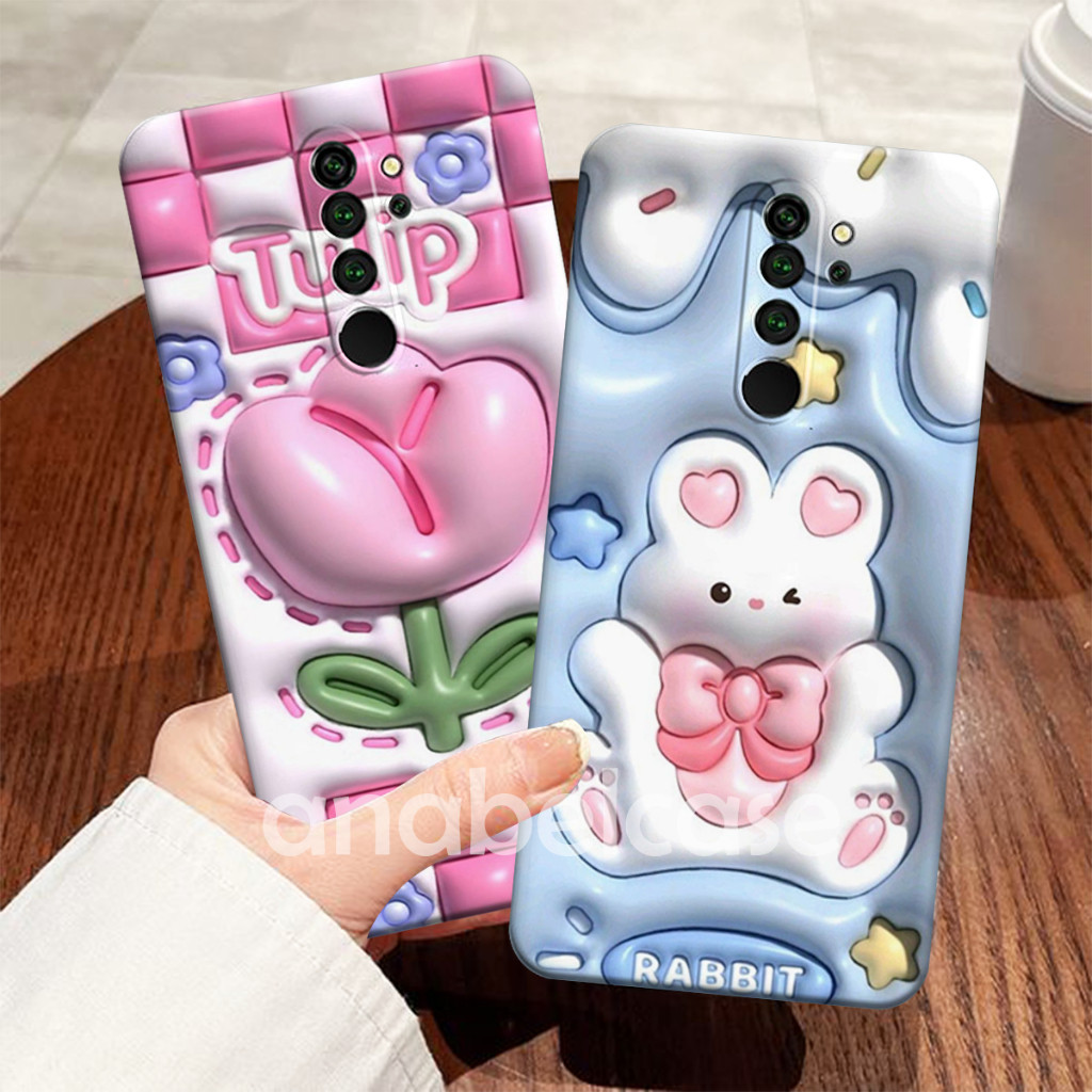 sotcase REDMI 8\8A\8A PRO\ MOTIF KELINCI LUCU\ - Case keren - Case Murah - Case Hp - Case Prokamera-