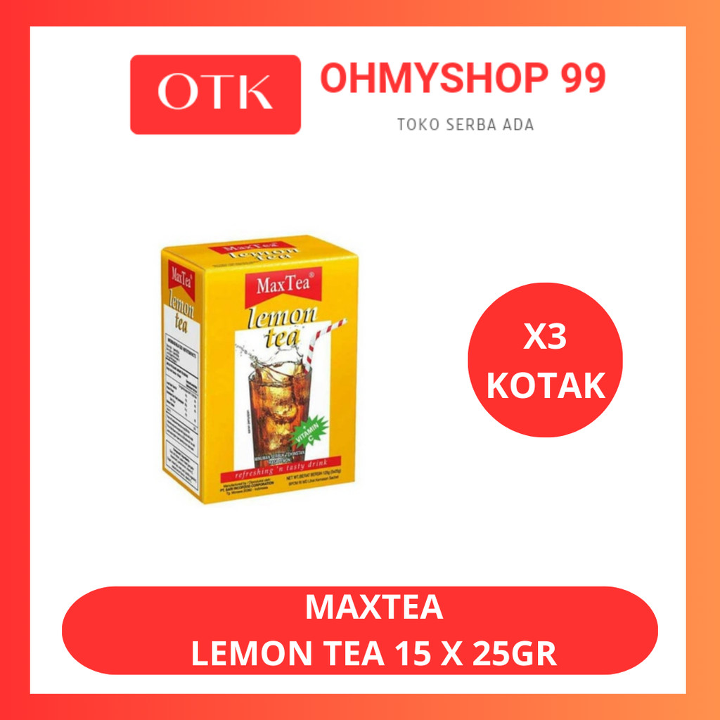 

MAXTEA Lemon Tea 5pcs x 25gr - 3 Kotak