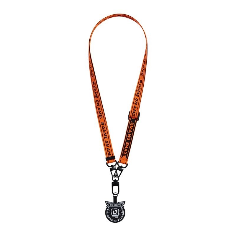 

AMD Long Lanyard Gamers Tali Gantungan Tag Eksklusif GAME ON AMD Faith Orange Serbaguna