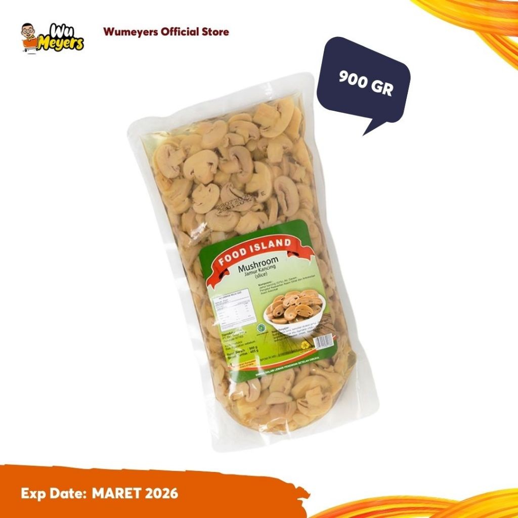 

Pouch Slice Jamur Food Island 900 Gr Kaya Zat Besi