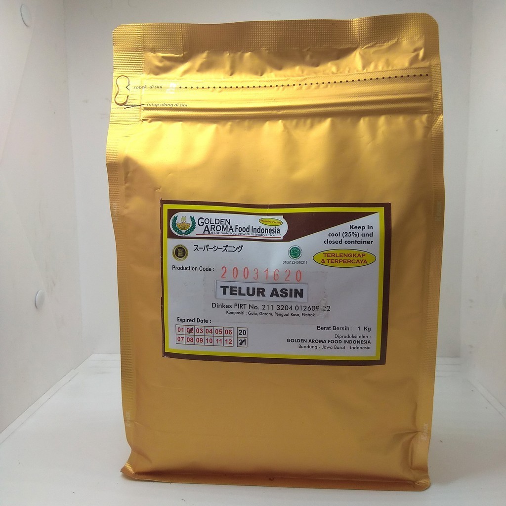 

BUMBU TABUR 1 KG RASA TELUR ASIN SALTED EGG UNTUK ANEKA SNACK, SHIHLIN, KENTANG CRISPY DLL HALAL MUI