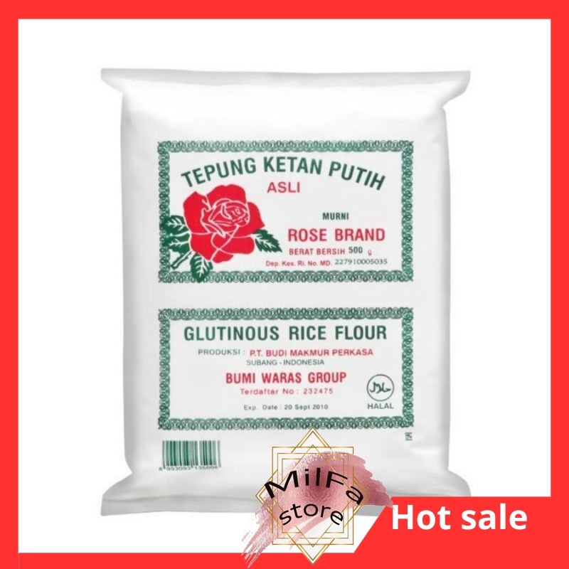

MF1061 Tepung Ketan Putih Rose Brand 500g