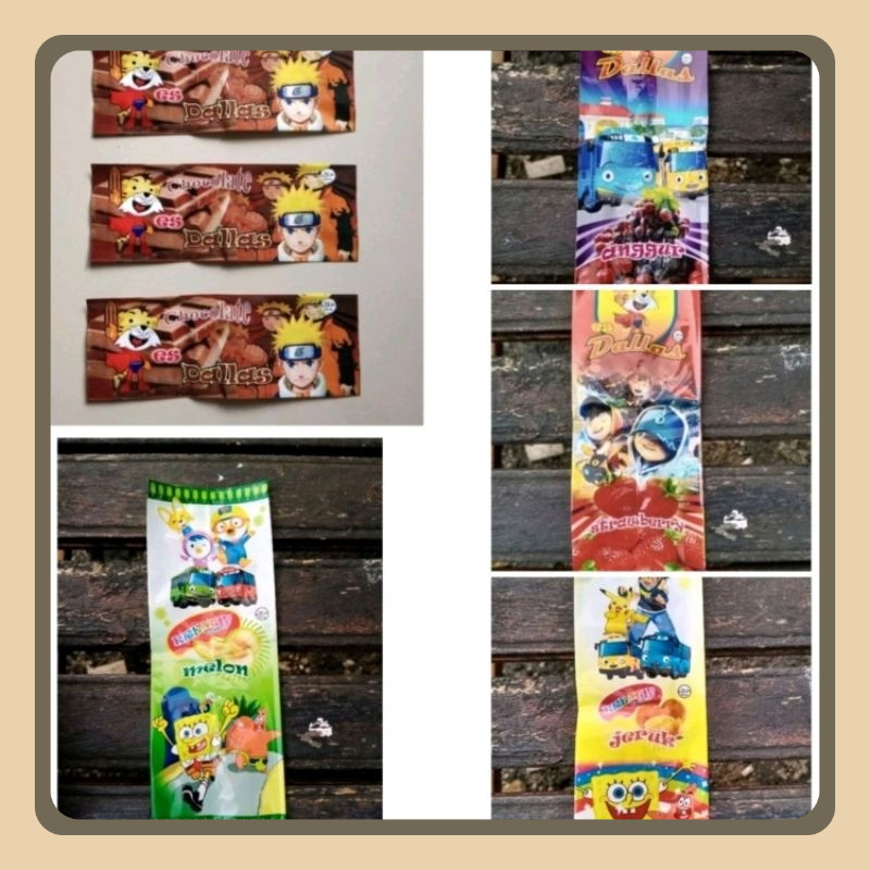 

Bungkus Kemasan Plastik Es Krim Es Loli / Es Stik dallasss (18x7 cm)