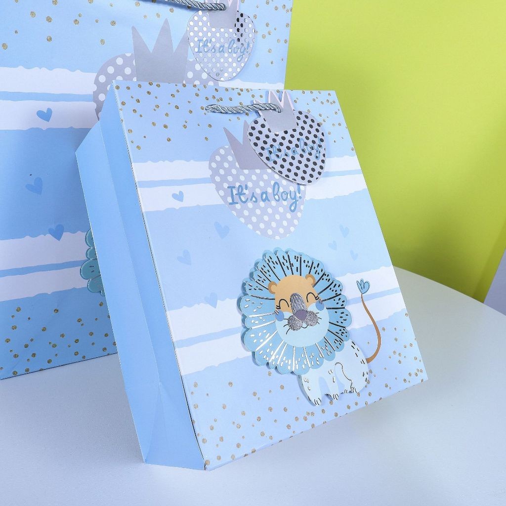 

PALING LARIS - [ DFS ] Paper Bag 3D Ulang Tahun Singa Gajah Boy & Girl Tas Kado Lucu Ds5