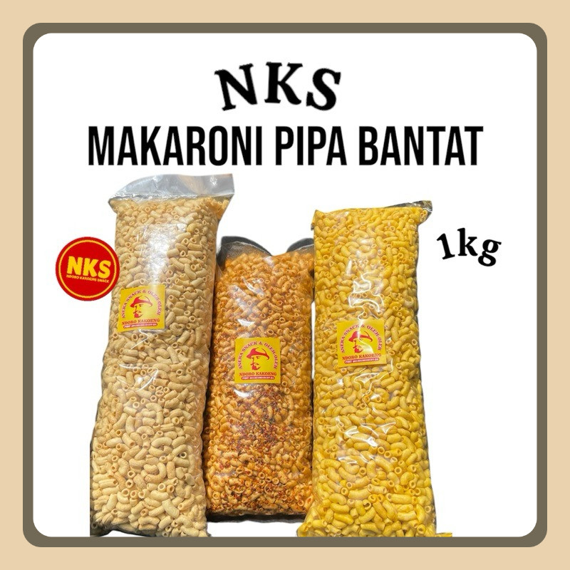 

MAKARONI NKS ,MAKARONI PIPA BANTAT 1 BALL (1KG)