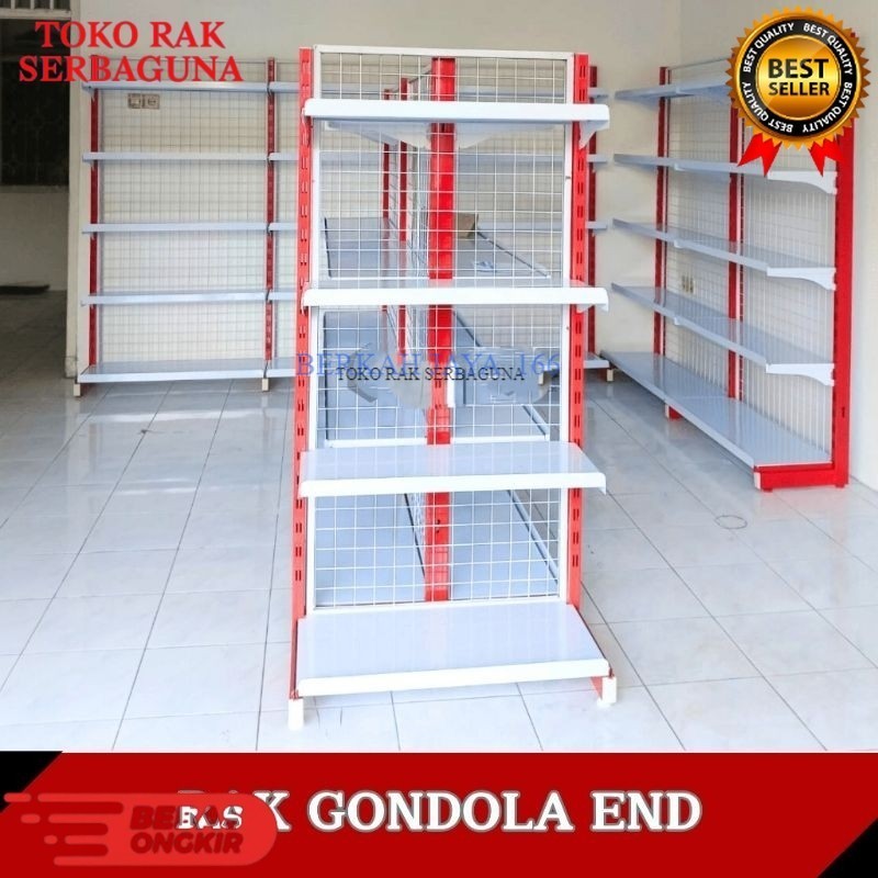 Rak Toko MINIMARKET  END GONDOLA SERBAGUNA  MURAH BERKUALITAS