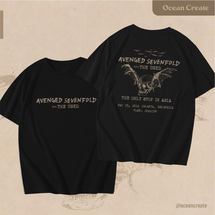 Kaos Avenged Sevenfold A7X Tour