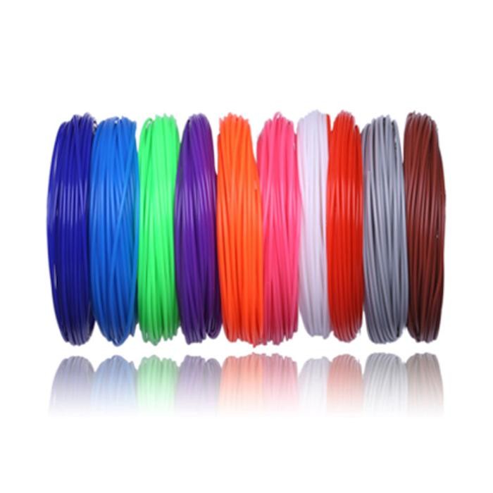 

10Warna/20Warna Filament PLA 5m 1.75 Mm 3D Pen Refill 3D printer Filament - 10Warna*5m