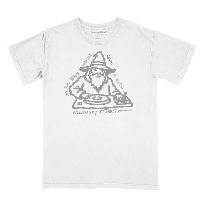 Downtown Market & White Chorus - electro-pop Tshirt white - XXL