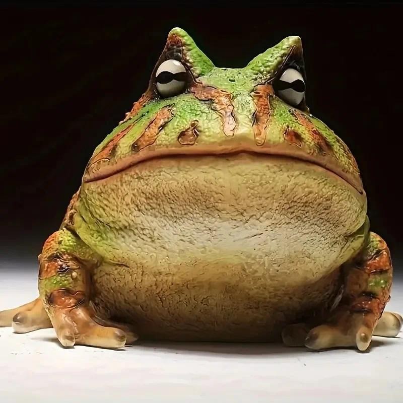 

American Style Resin Artisanal Decorative Model Animals Creative Miniatures Garden Decoration Frog Design Craftsman Model
