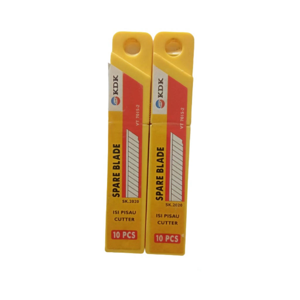 

ISI PISAU REFILL CUTTER MATA PISAU KDK 1 SET ISI 10 PCS REFILL PISAU CUTTER KDK