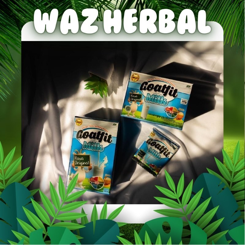 

ORIGINAL | Goatfit Milk Origial Susu Kambing Etawa Plus Madu Royal Jelly 200g | Herbal Waz