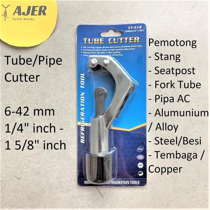 

Dijual Alat Pemotong Fork Stang Seatpost tube pipe cutter pipa AC tembaga - Pipe Cutter Terlaris Tbk