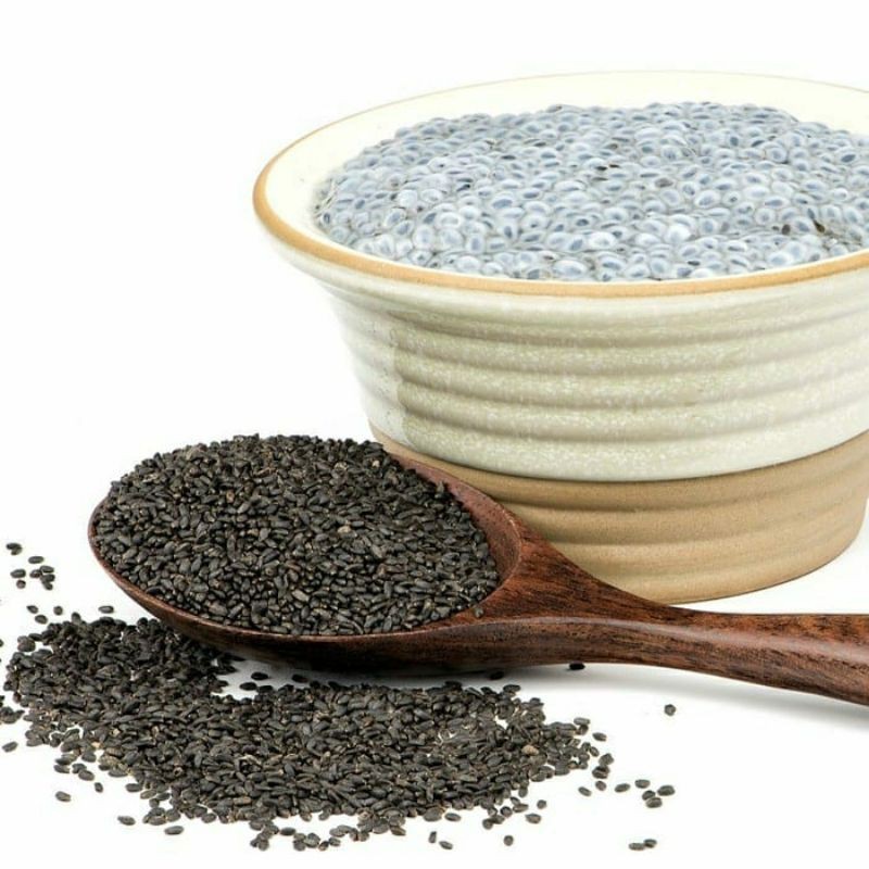 

[Toko Tuman] Biji selasih/basil seed repack 50gr
