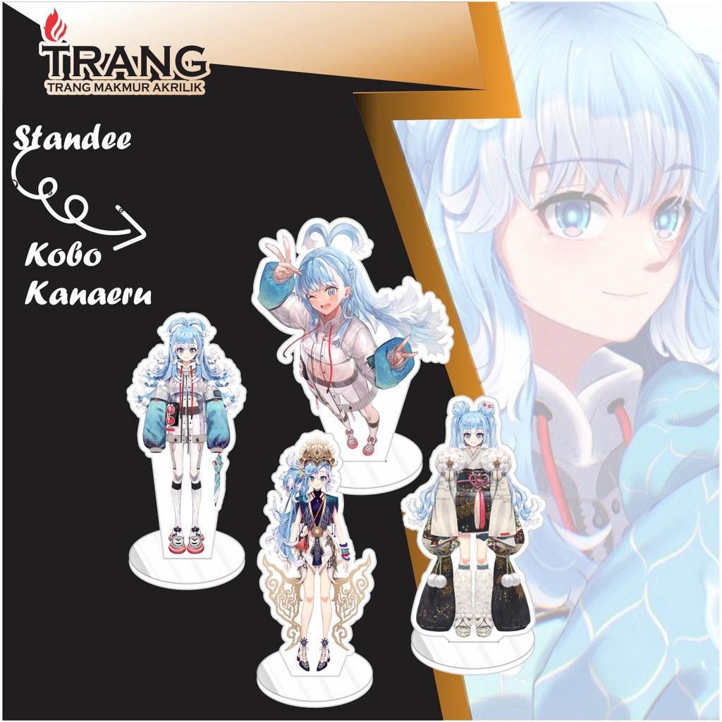 TERLARIS TERMURAH Standee Figure Akrilik Kobo Kanaeru Hololive / Standing Action figure Acrylic Kobo
