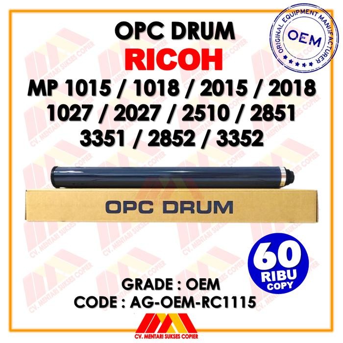 

OPC DRUM OEM RICOH AF 1015 1018 2015 2018 1027 2027 2510 MP 2851 3351 2852 3352 AFICIO - OPC Drum_Only