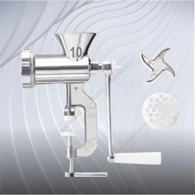 Alat Giling Penggiling Daging Bumbu Dapur Biji Kacang Ikan Manual Serbaguna - ukuran 10