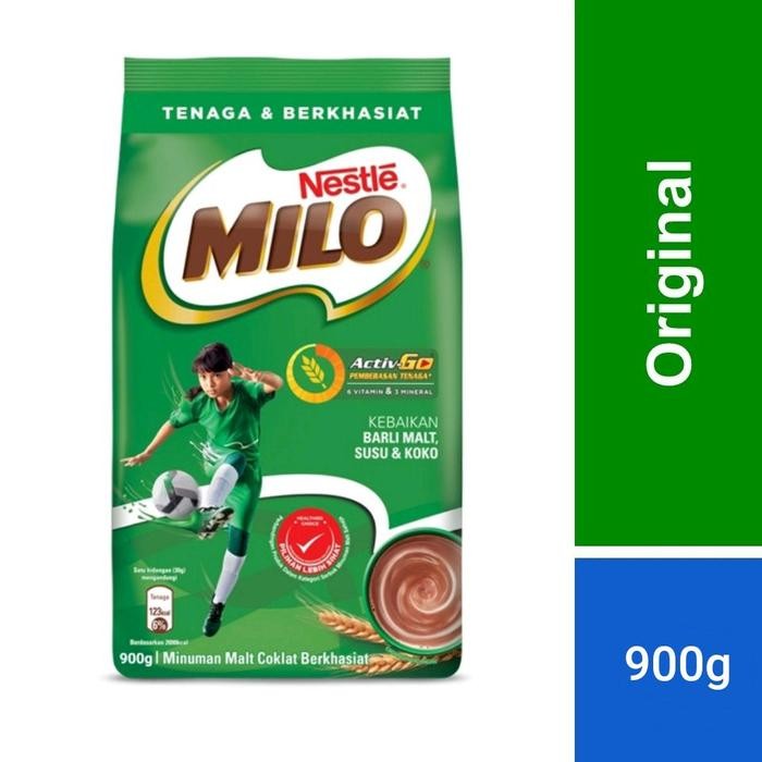 

MILO Activ-Go Bubuk Malt Coklat Original Malaysia (900g) [terlaris]