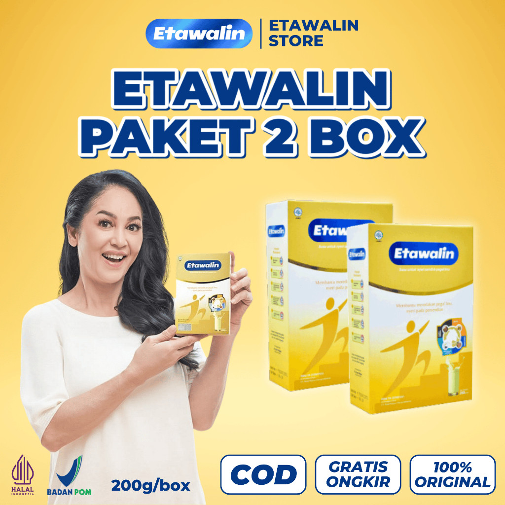 

Etawalin 2 Box - Susu Kambing Etawa Original Atasi Nyeri Sendi