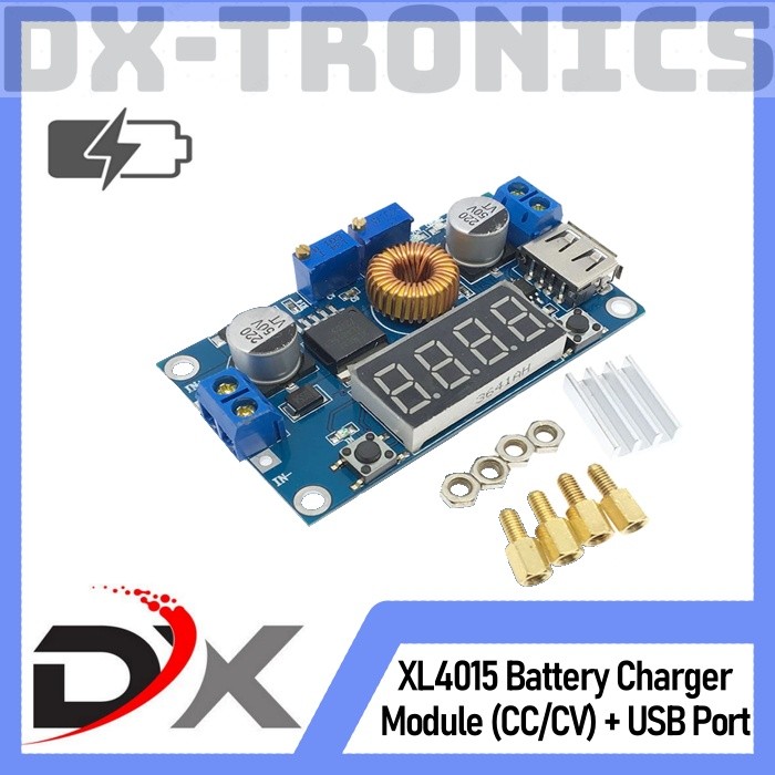 XL4015 DC-DC Adjustable Step Down Module 5A with USB Voltmeter CC CVCO