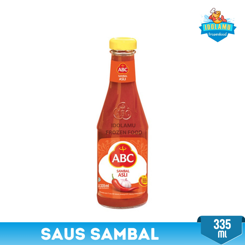

saus abc saus sambal asli kemasan botol 335 ml
