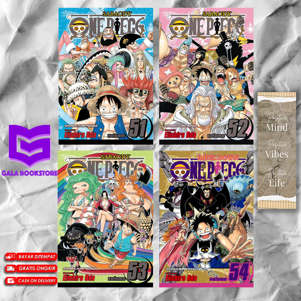 One Piece (Manga/Komik) Vol. 51 - 100 by Eiichiro Oda (English)