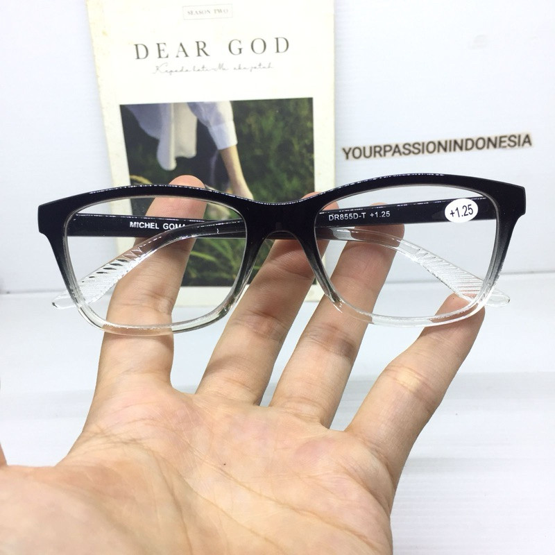 gaya DR855 Kacamata Baca +1.00 sd +3.00 Kacamata Baca Cowok Cewek