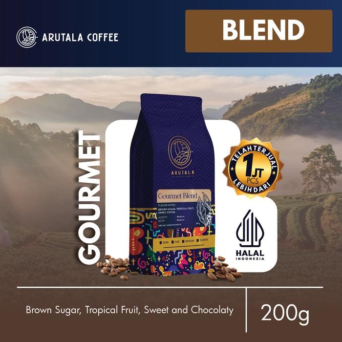 

ARUTALA Gourmet Blend Kopi - For Manual Brewed Coffee - 200 gram - Biji