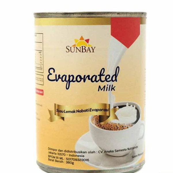 

Susu Evaporasi Sunbay Evaporated 380 Gram