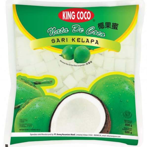 

Toping Minuman Nata De Coco Wong Coco King Nata Cocopandan 850 Gr