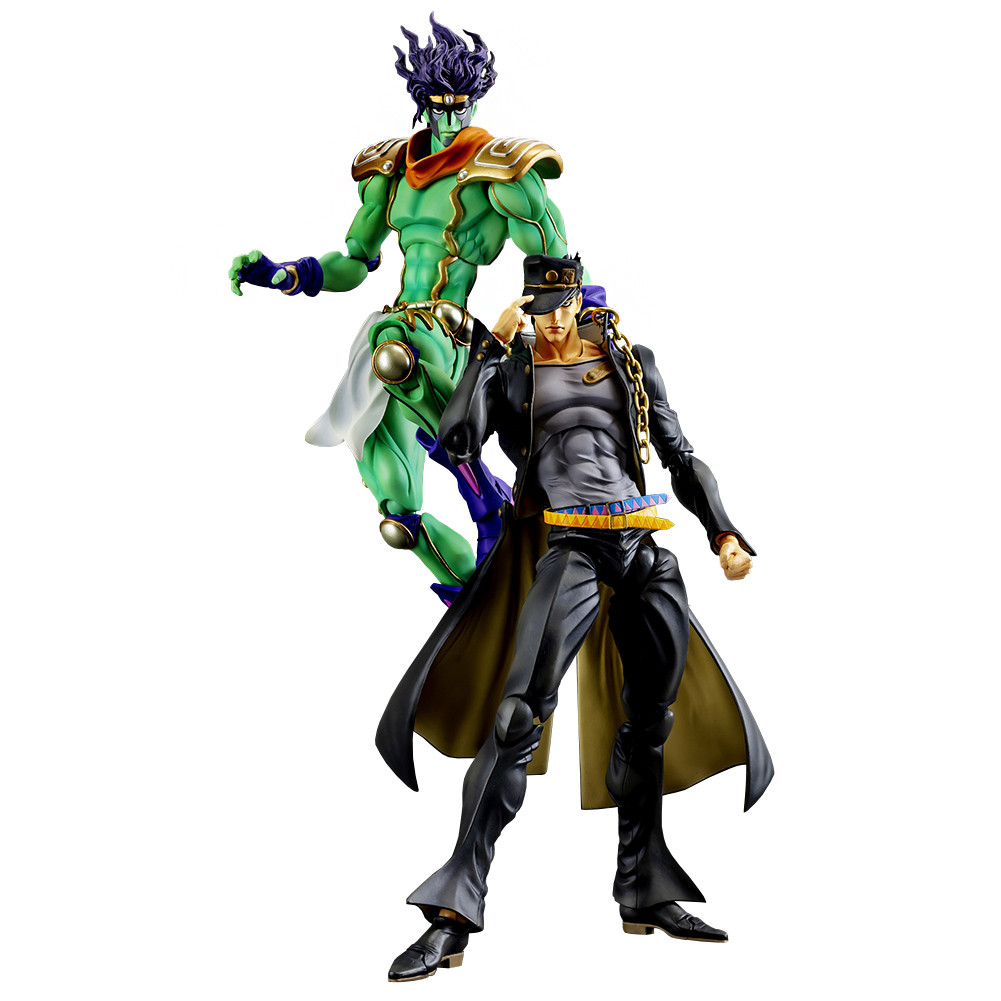 JOJO Anime figure Kujo Jotaro Standing posture action figure Kujo Jotaro Large figurine PVC Model To
