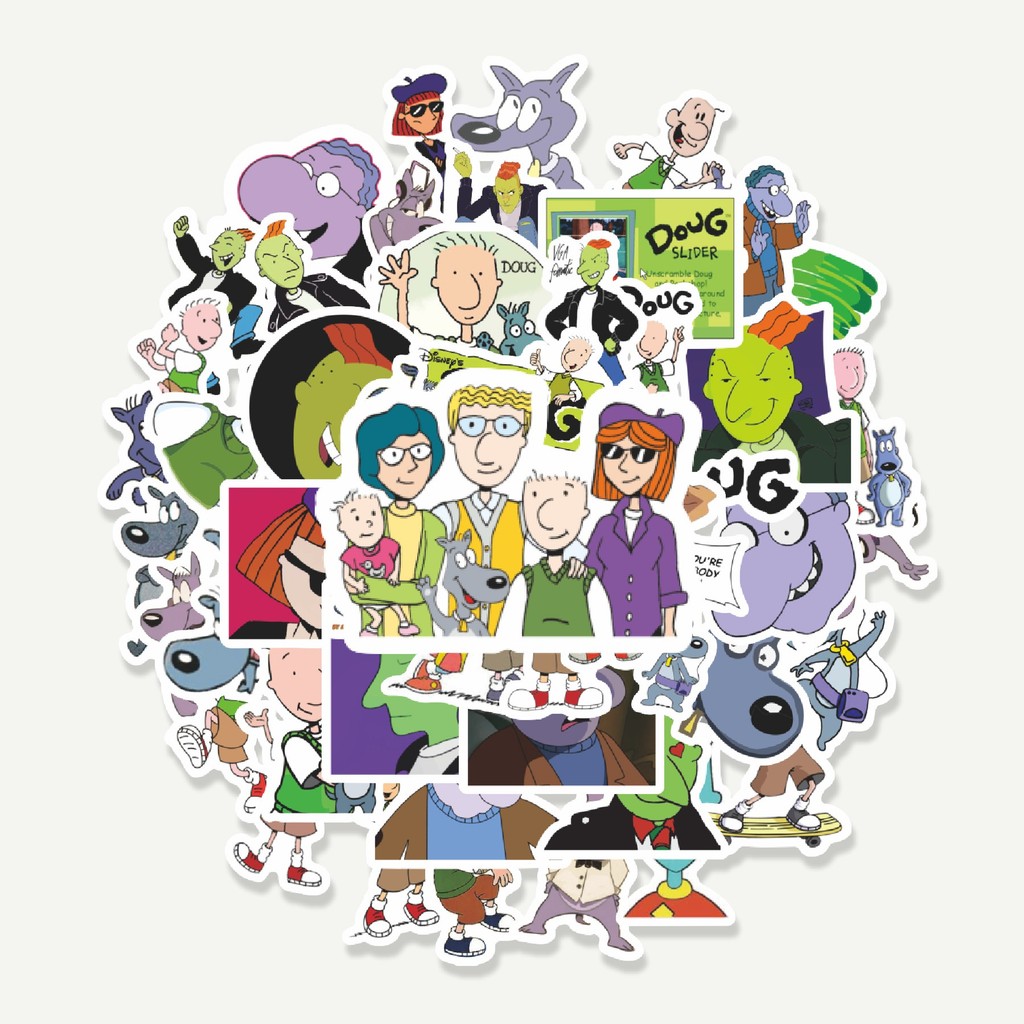 

Sticker Pack Sticker Kartun Doug Sticker | Sticker TUMBLR | Stiker LAPTOP KOPER HELM